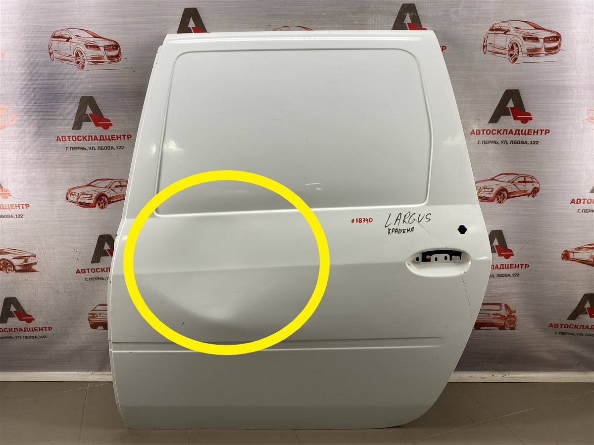 Дверь задняя левая LADA LARGUS (б/у)