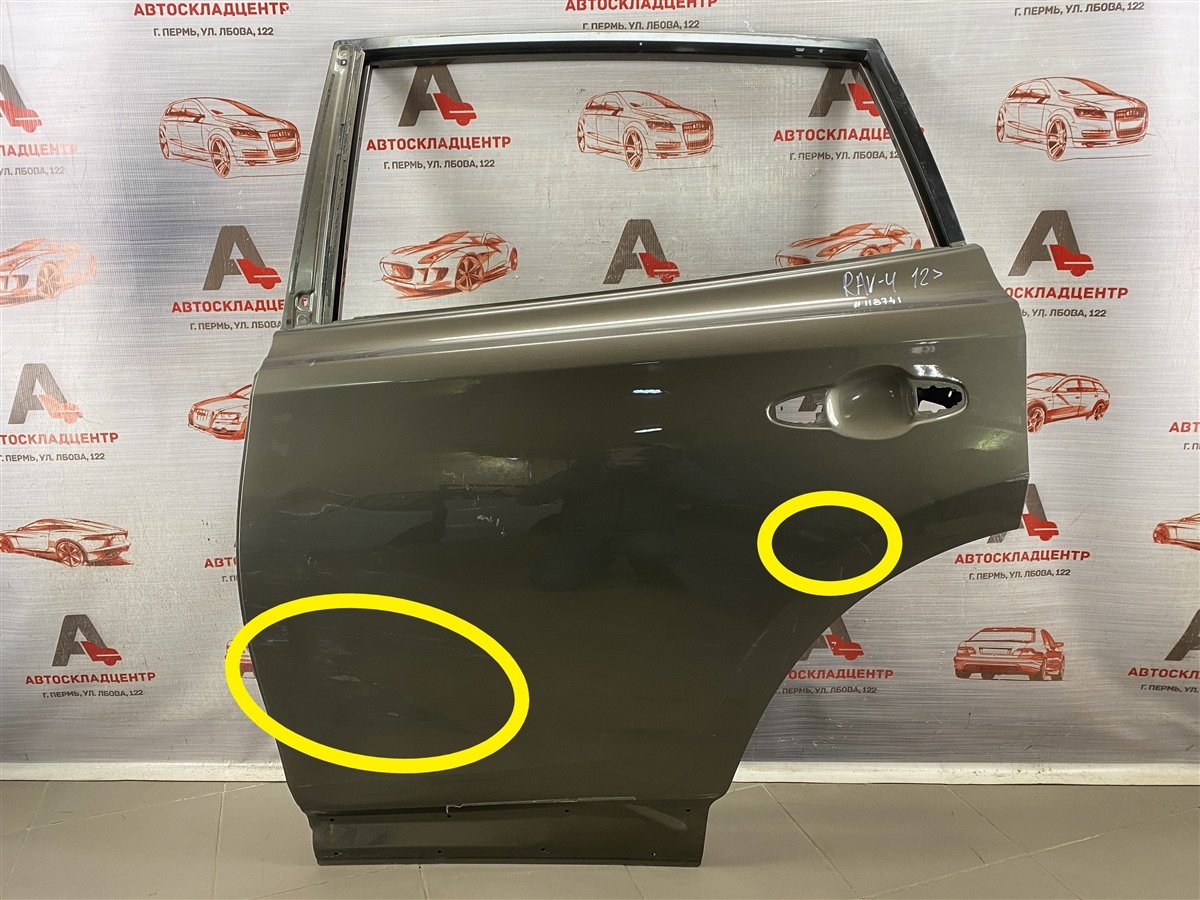 Дверь задняя левая TOYOTA RAV-4 (XA40) 2012-2019 (б/у)