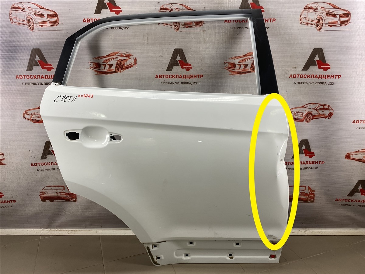 Дверь задняя правая HYUNDAI CRETA (2015-н.в.) (б/у)