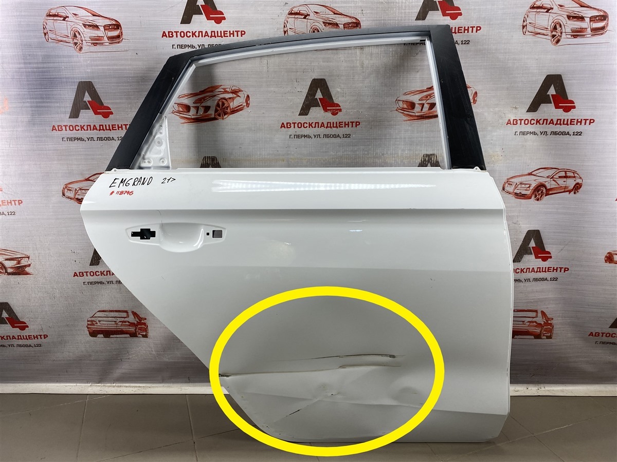 Дверь задняя правая GEELY EMGRAND (б/у)