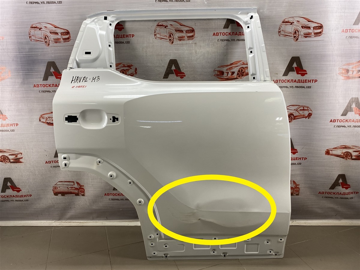 Дверь задняя правая HAVAL H3 (2024-н.в.) (б/у)