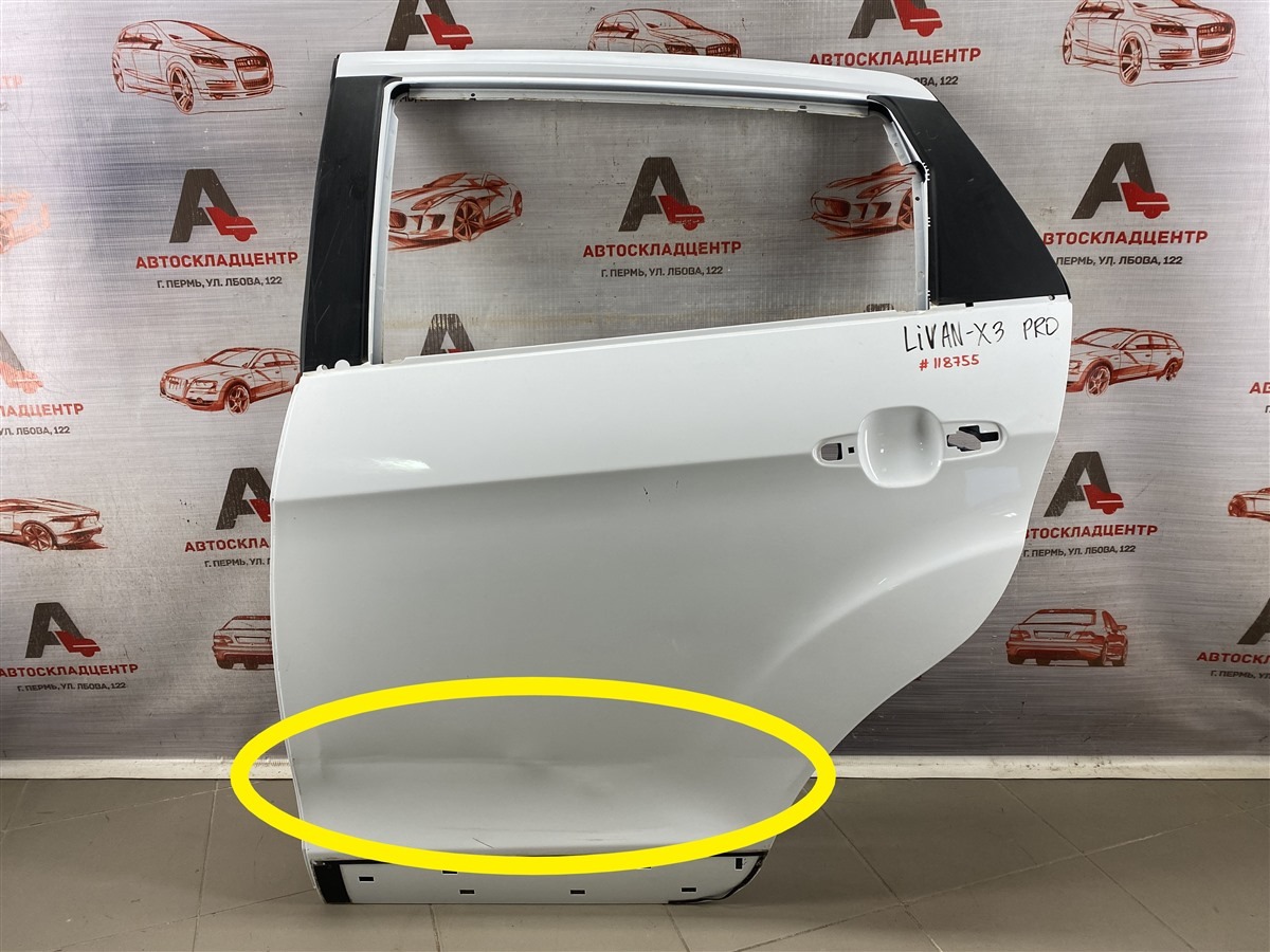 Дверь задняя левая LIVAN X3 PRO (б/у)
