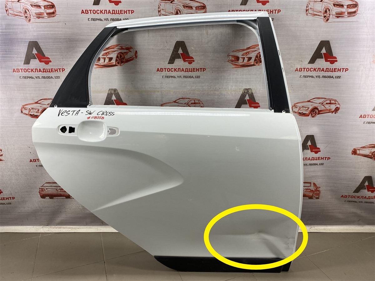 Дверь задняя правая LADA VESTA (б/у)