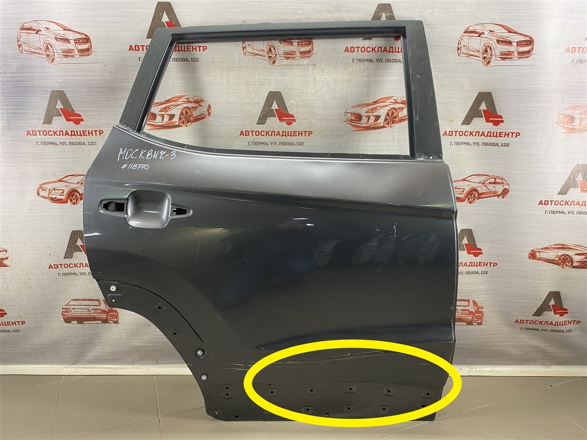 Дверь задняя правая МОСКВИЧ Москвич-3 (б/у)