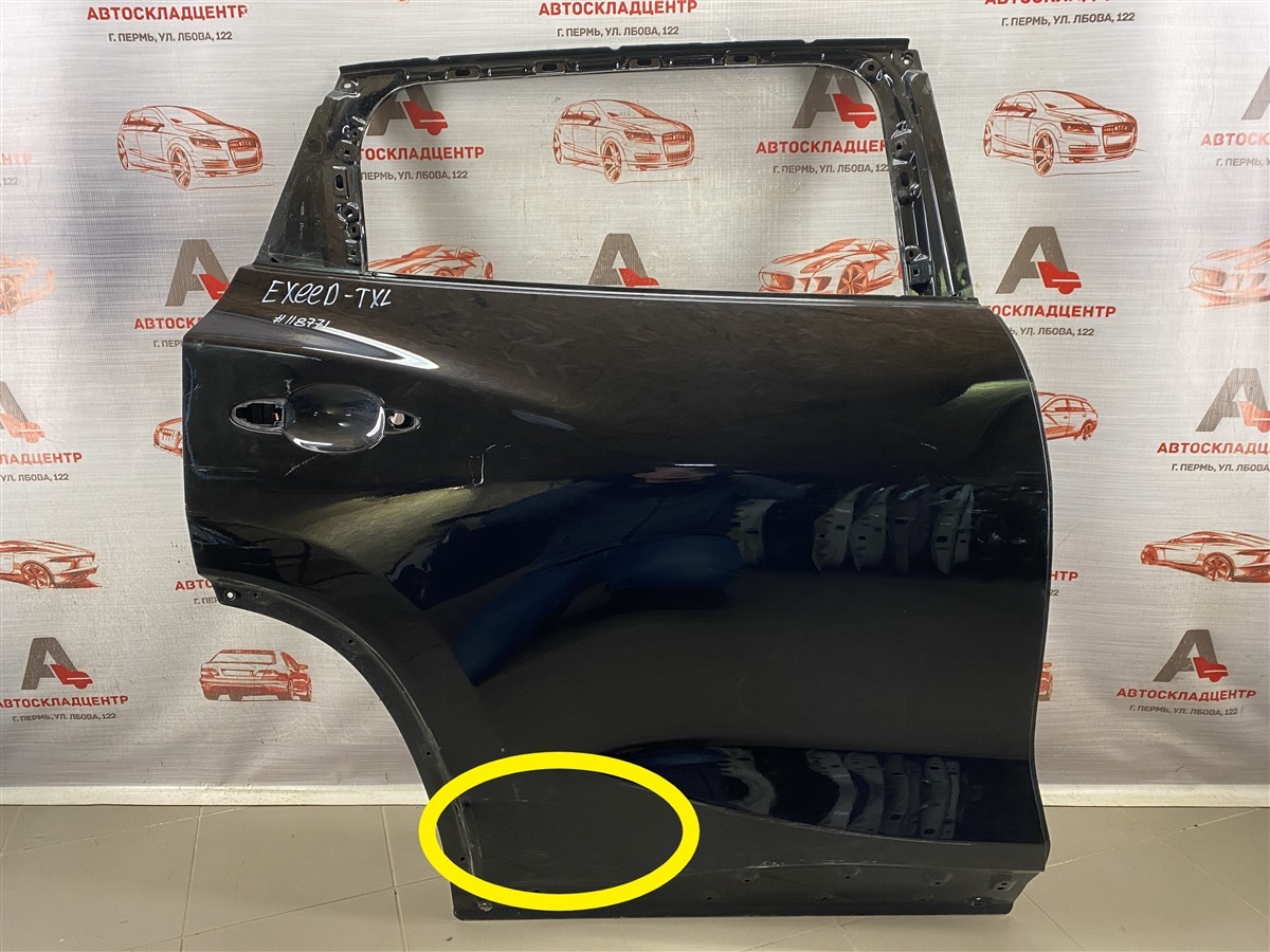 Дверь задняя правая EXEED TXL 2020-н.в. (б/у)