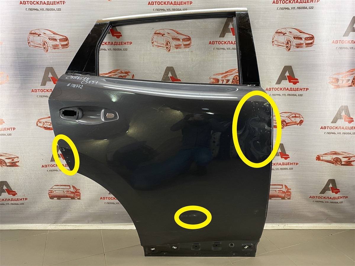 Дверь задняя правая CHANGAN CS55 PLUS / UNI-S (б/у)