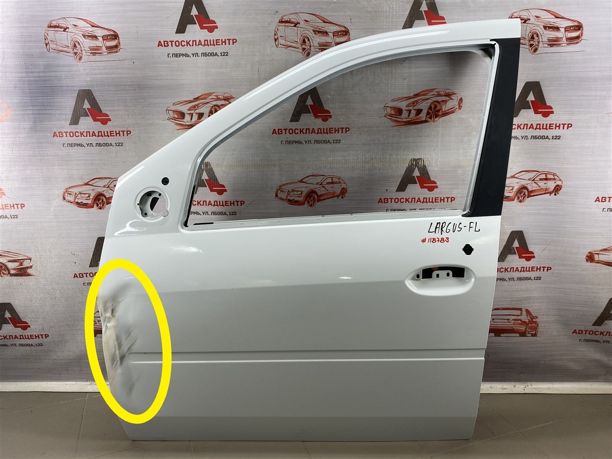 Дверь передняя левая LADA LARGUS 2021 (б/у)