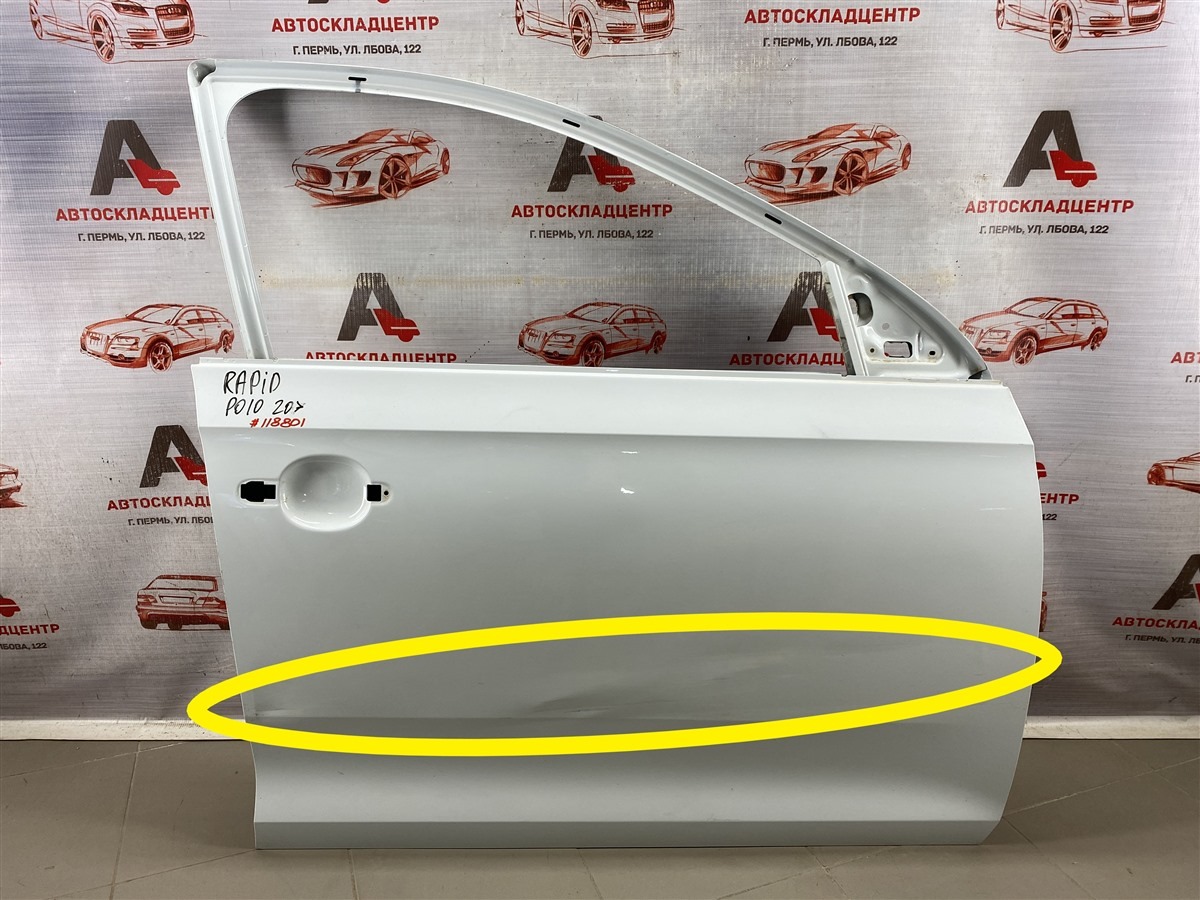 Дверь передняя правая SKODA RAPID (2012-2020) (б/у)
