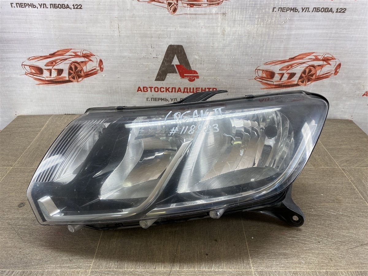 Фара левая RENAULT LOGAN (2014-н.в.) 2014 (б/у)