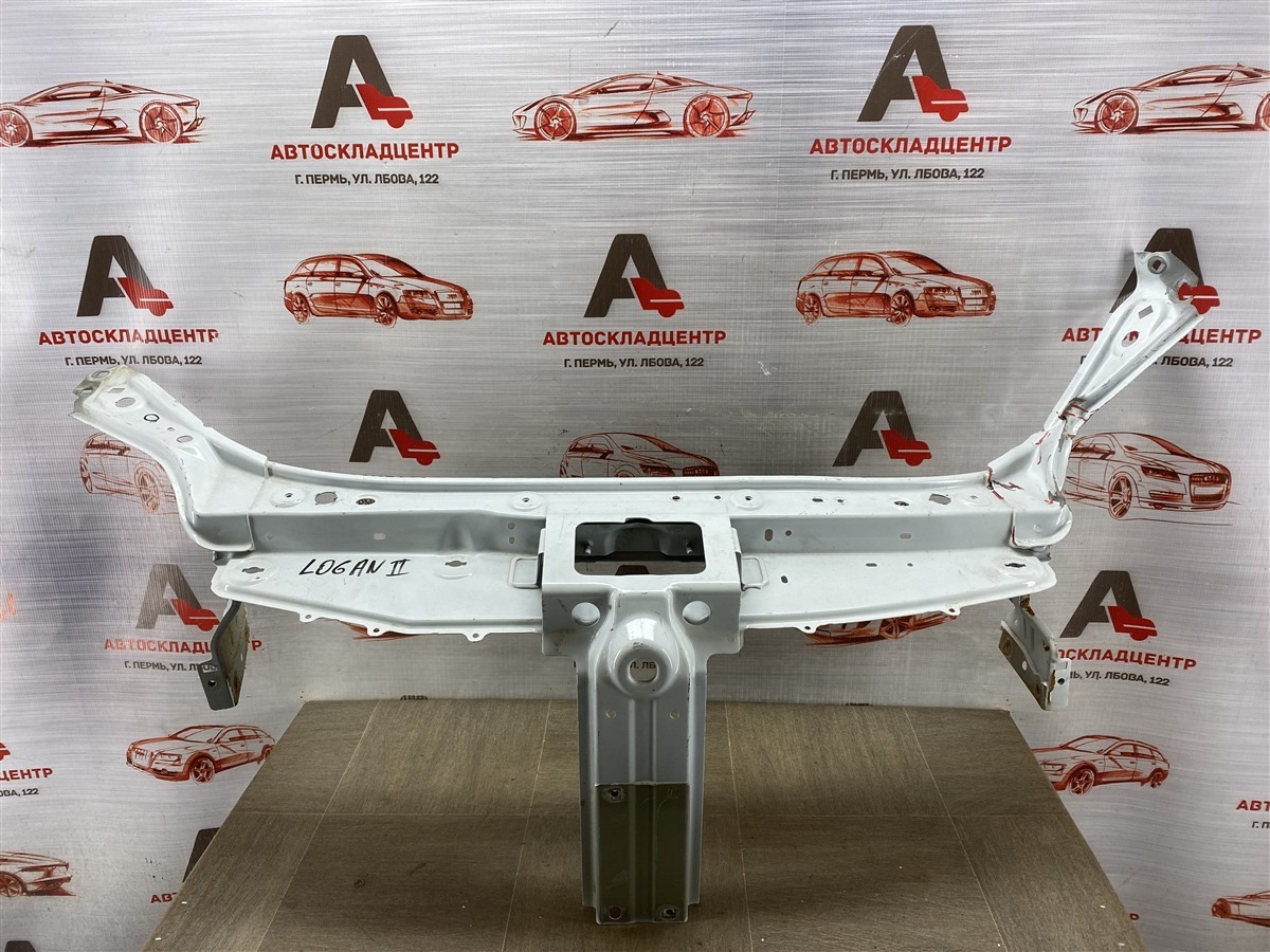 Панель передка (телевизор) - рамка радиатора RENAULT LOGAN (2014-н.в.) (б/у)