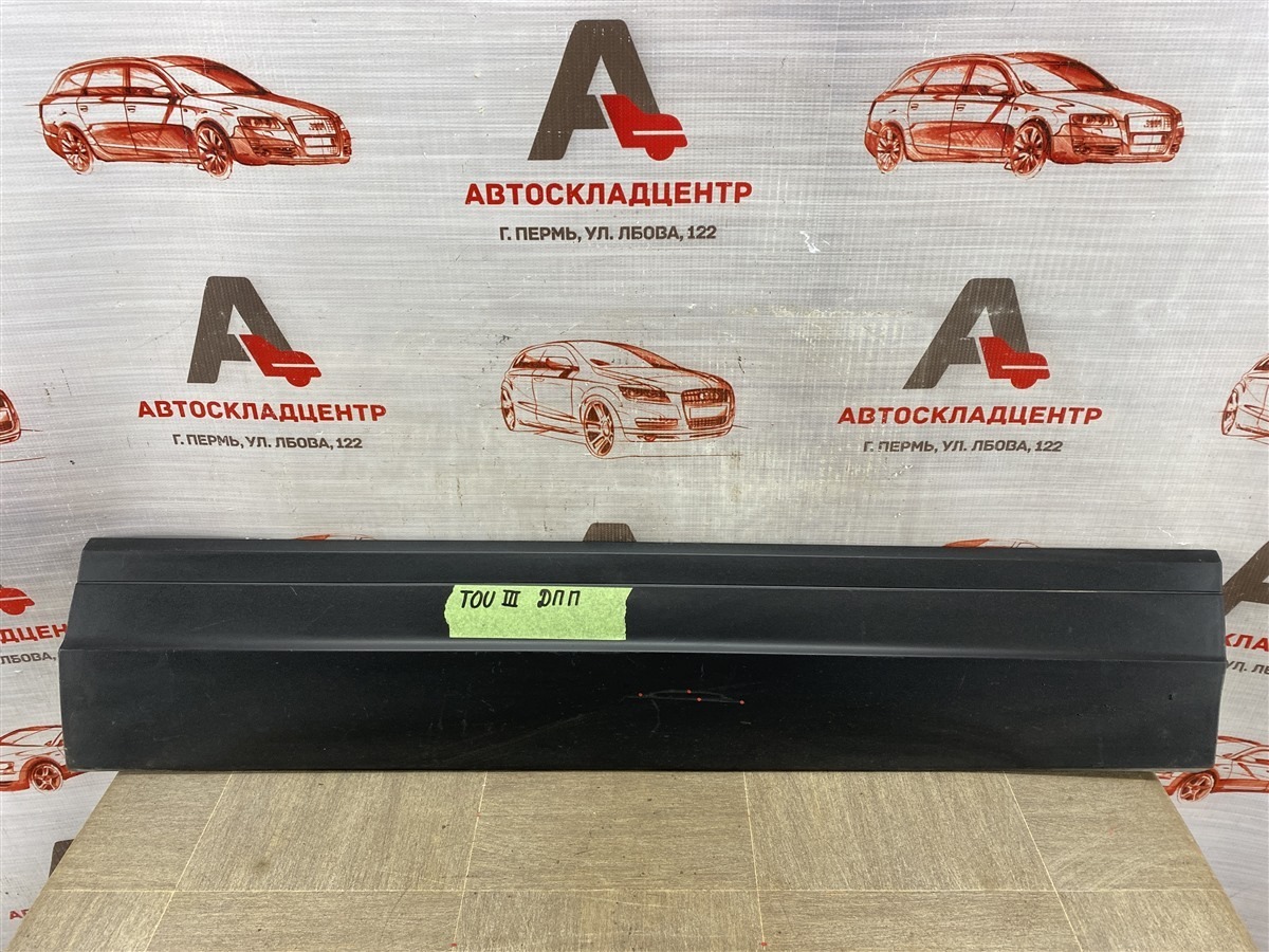 Накладка двери передней правой VOLKSWAGEN TOUAREG (2018 - н.в.) (б/у)