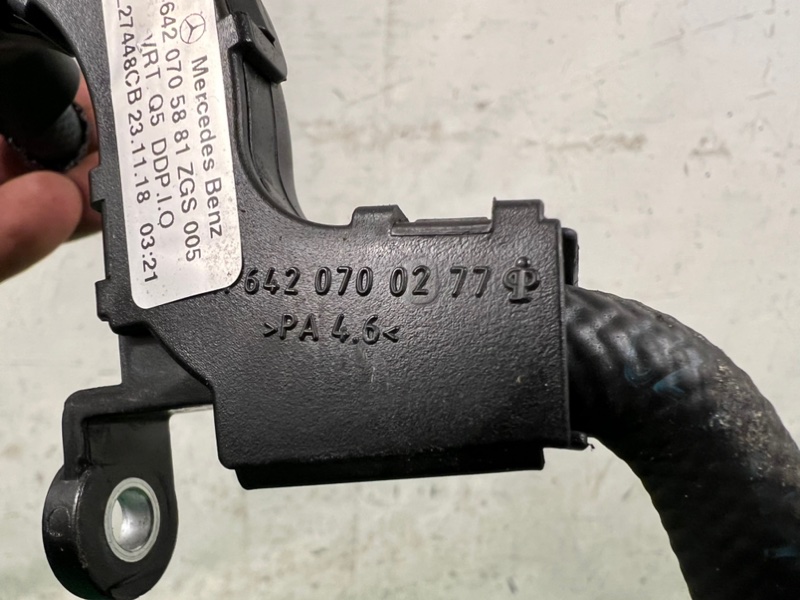 Топливная трубка GLE 166 OM642