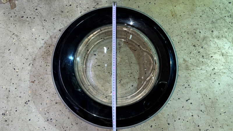 Люк (в сборе) стиральной машины Haier HW70-BP12969A (б/у) Люк (в сборе) стиральной машины Haier HW70-BP12969A (б/у)