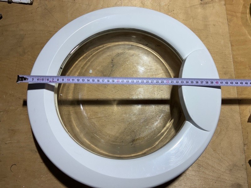 Люк (в сборе) стиральной машины Indesit WISE 10 (б/у)