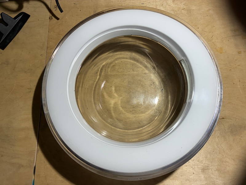 Люк (в сборе) стиральной машины Samsung WF6RF4E2W0W (б/у)