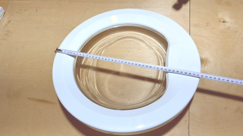 Люк (в сборе) стиральной машины Beko ELB 67001 Y (б/у)