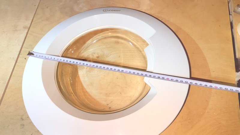 Люк (в сборе) стиральной машины Bosch WFC 2063 OE (б/у)