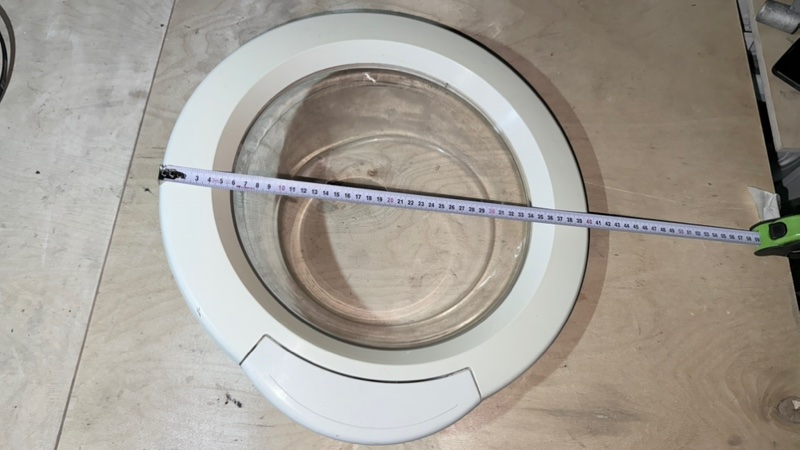 Люк (в сборе) стиральной машины Bosch WFC 2065 (б/у)