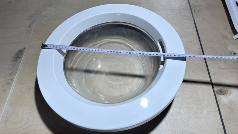 Люк (в сборе) стиральной машины Samsung WF8500NHW (б/у)