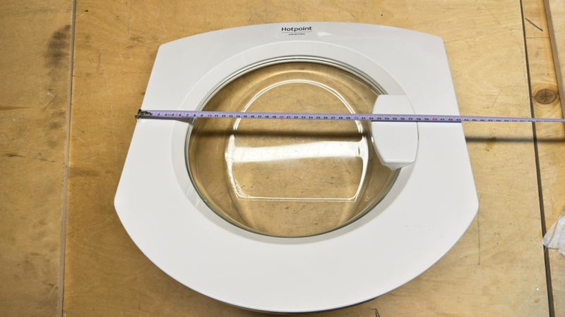 Люк (в сборе) стиральной машины Hotpoint-Ariston AWM 129 (б/у)