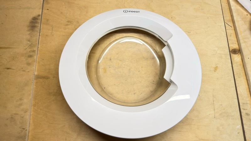 Люк (в сборе) стиральной машины Indesit BWSA 61051 (б/у)