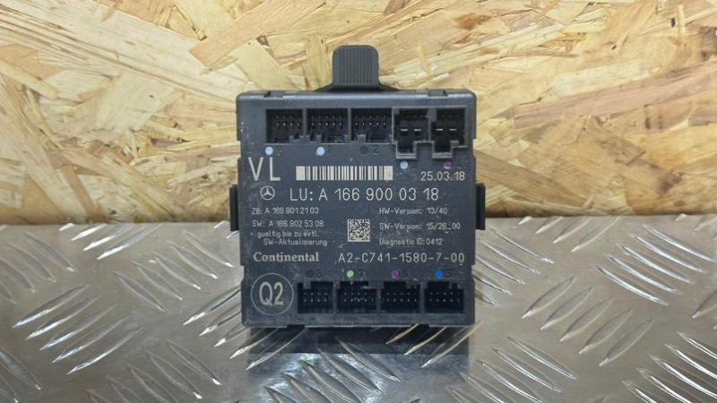 Блок управления дверьми передний левый Mercedes-Benz GLS - Class 2018 X166 OM642 A1669000318 контрактная