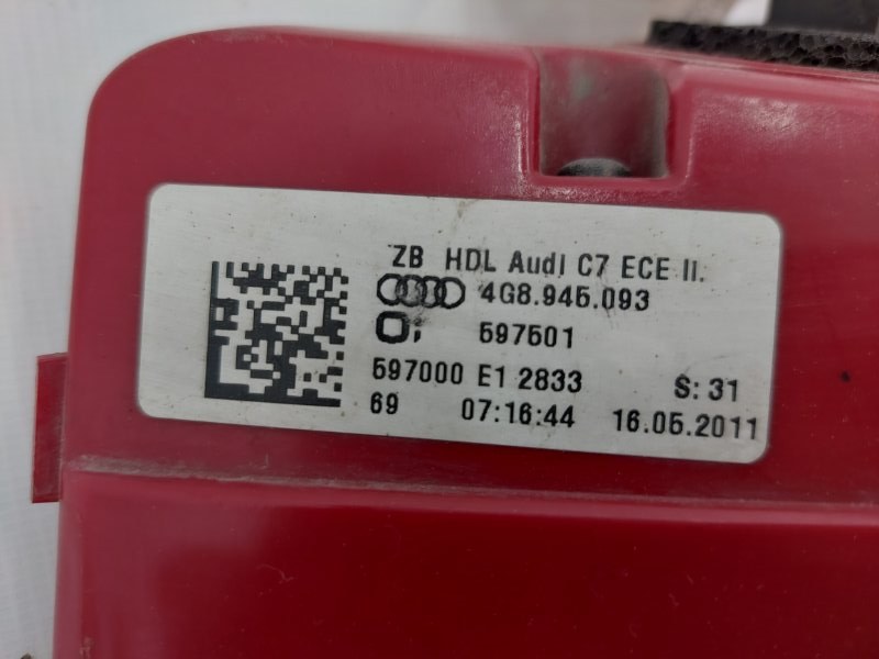 Фонарь задний левый A7 2011 4GA AKE