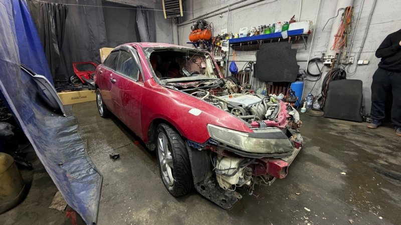 Сервопривод заслонки печки Accord 2008 CL9 K24A