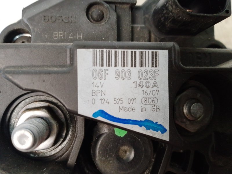 Генератор Octavia RS (A5 1Z-) 2004-2013 2007 v100RS хетчбэк лифтбэк BWA 2 л TFSI(взаимозаменяемы: BPY)