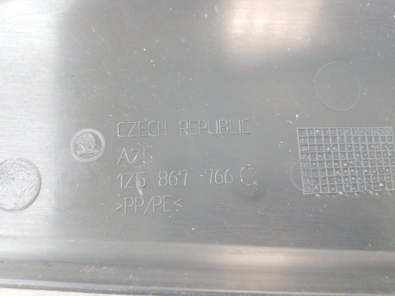 Накладка порога (внутренняя) Octavia RS (A5 1Z-) 2004-2013 2010 v119 хетчбэк лифтбэк 2.0 CEGA tdi