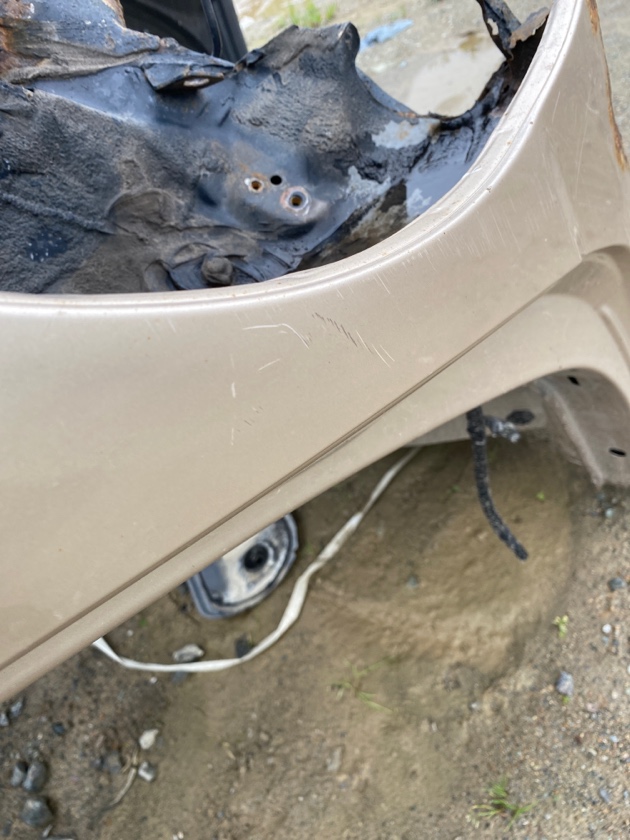 Крыло заднее левое Corolla Runx 2003 NZE124 1NZFE