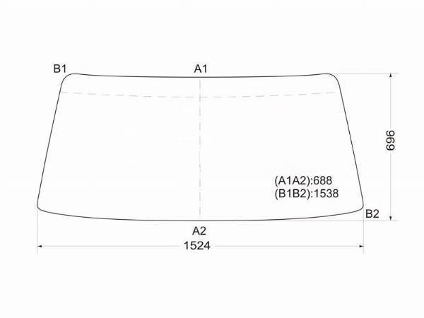 Стекло лобовое переднее TOYOTA Dyna LY60 5611195416 новая