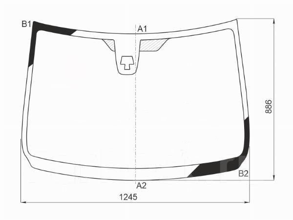 Стекло лобовое переднее SUZUKI Wagon R MH34S новая