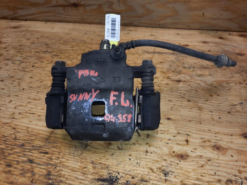 Запчасть суппорт передний левый NISSAN SUNNY 1998 FB14 GA15DE 410110M600 контрактная Суппорт передний левый NISSAN SUNNY 1998 FB14 GA15DE 410110M600 контрактная