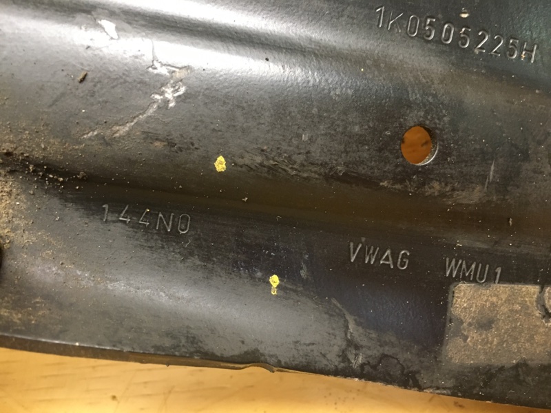 Рычаг подвески задний левый GOLF 5 2006 1K1 BLF Рычаг подвески задний левый GOLF 5 2006 1K1 BLF