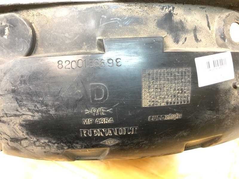 Подкрылок передний правый KANGOO 2004 KC0S K4M