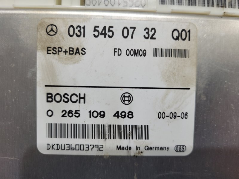 Блок управления ESP E-Class 2000 W210 M111E20EVOML