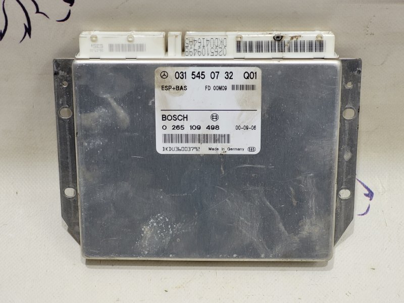 Блок управления ESP Mercedes-Benz E-Class 2000 W210 M111E20EVOML 0315450732 контрактная