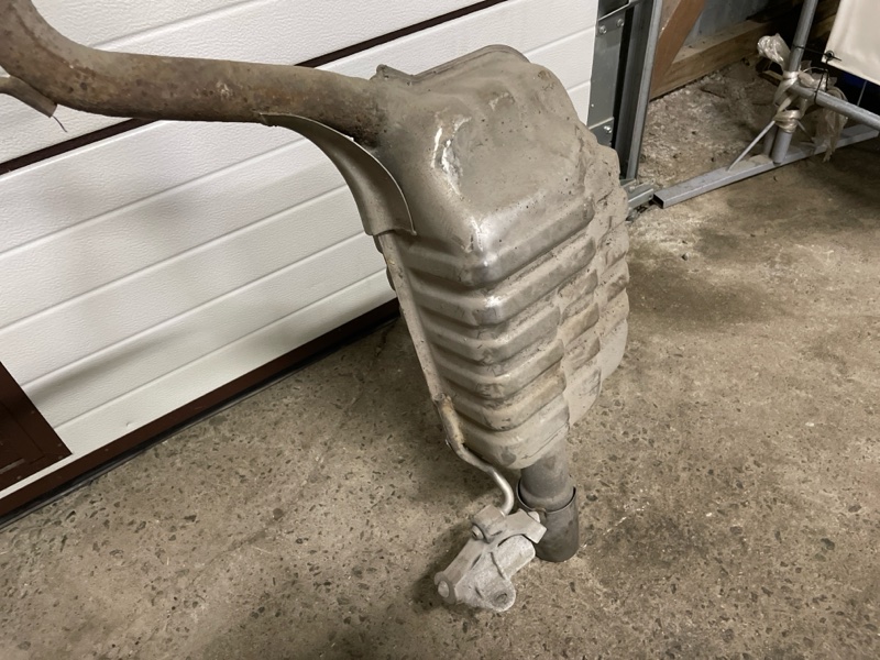 Глушитель A4 2006 B7 BFB 1.8