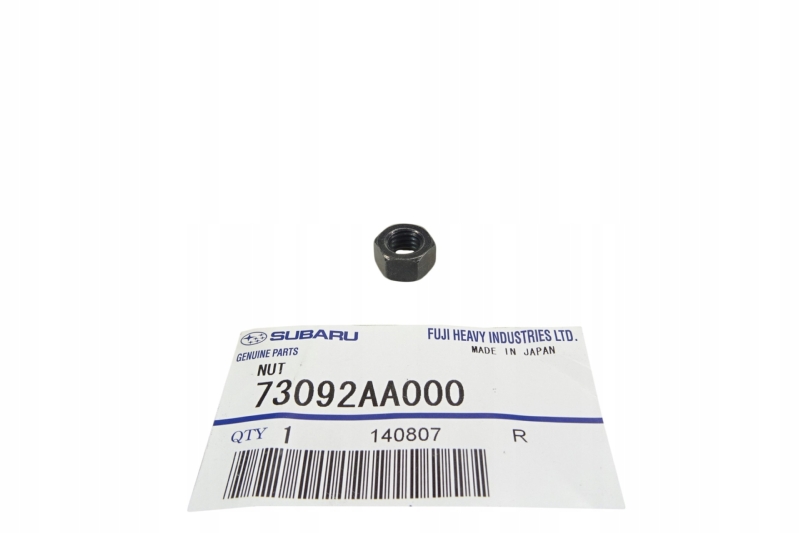 Гайка натяжителя ремня кондиционера (original) Subaru Forester SF5 73092AA000 новая