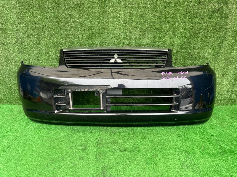 Бампер передний Mitsubishi Ek-Wagon 2005 H81W 3G83 контрактная