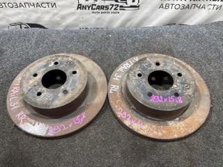 Запчасть диск тормозной задний Nissan X-Trail 2012