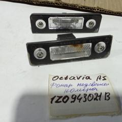 Запчасть фонарь подсветки номера Skoda Octavia