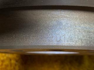 Диск тормозной передний Tiguan 2012 5N CCZD