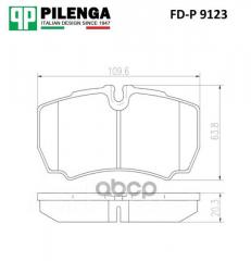Запчасть колодки тормозные задние Ford Transit 06-14