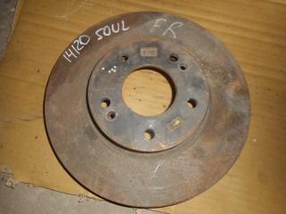 Фото запчасти диск тормозной передний вентилируемый передний Kia Soul 2009-2013 Б/У запчасть Запчасть диск тормозной передний вентилируемый передний Kia Soul 2009-2013