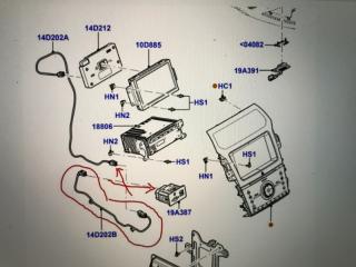 Провод USB Explorer 2014 Sport 3.5 Ecoboost Провод USB Explorer 2014 Sport 3.5 Ecoboost