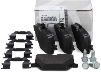 Рем. к-т торм. накладок задний BMW 3