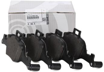 Рем. к-т торм. накладок передний BMW 3