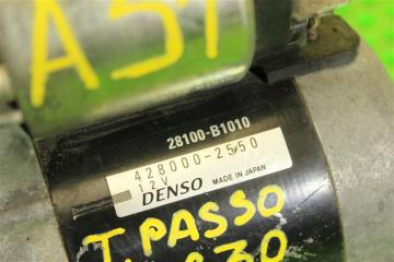 Стартер Passo 2012 KGC30 1KRFE Стартер Passo 2012 KGC30 1KRFE